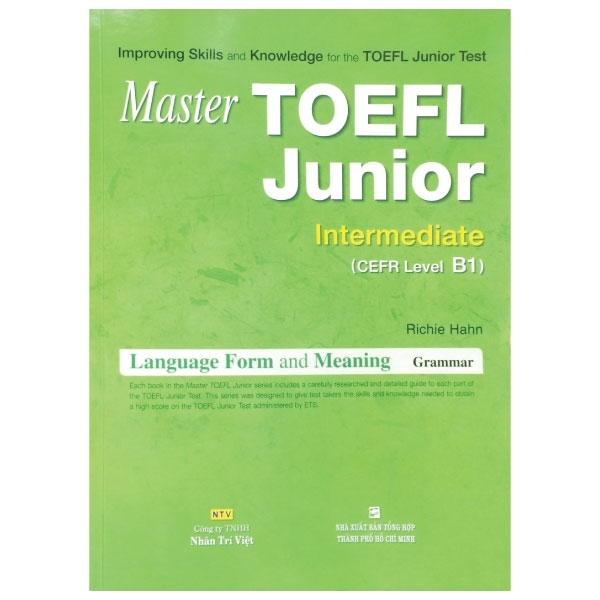 Master TOEFL Junior Cefr Intermedicate Level B1 (Không CD)