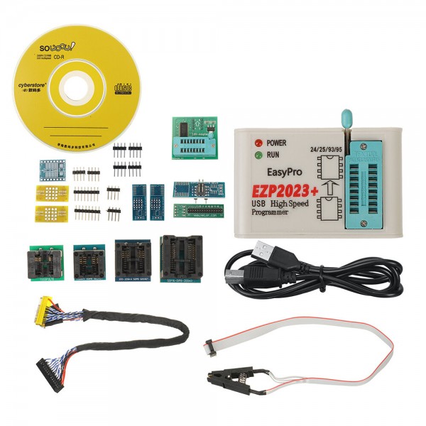 EZP2023+ High-speed SPI FLASH Programmer 24/25/93 bios 25T80 Burning Offline Reset Kit