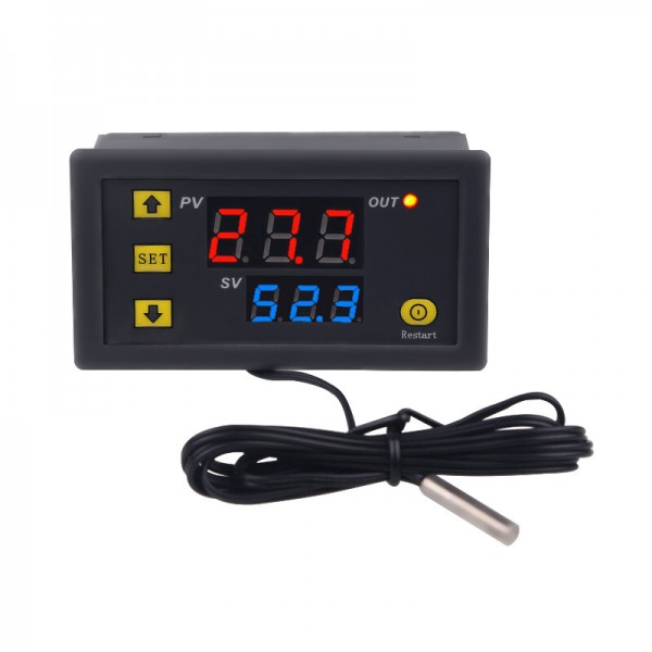 5PCS AC110-220V Temperature Controller Digital Display Thermostat Module Temperature Control Switch Micro Temperature Co