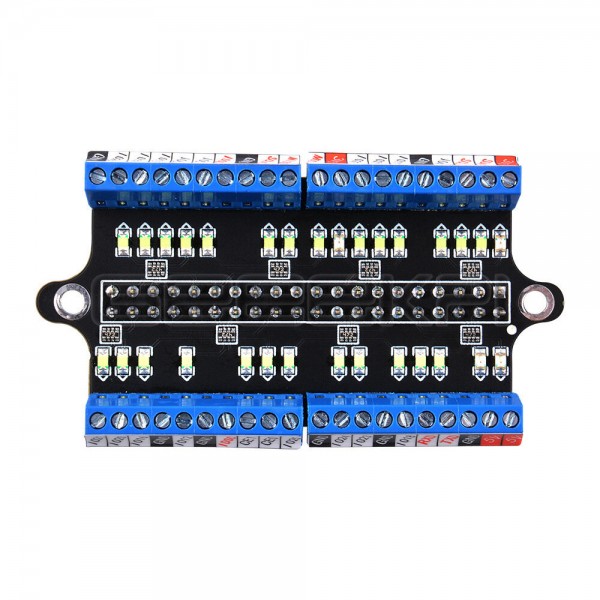 Raspberry Pi GPIO Expansion Board LED Screw Terminal Hat with Screwdriver for RPI 4B/3B/3B+/Zero/Zero W/Zero 2W Module B