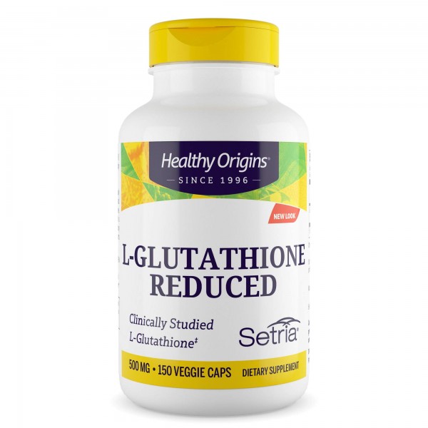 Healthy Origins L-Glutathione (Setria) 500 mg, 150 Veggie Caps