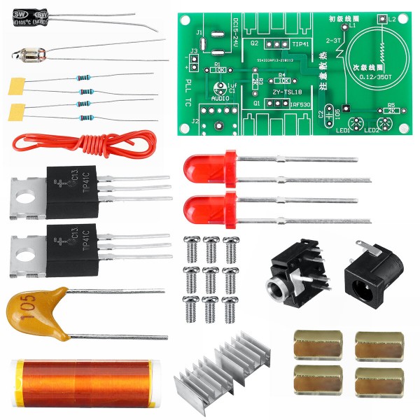 Geekcreit® DIY Mini Tesla Coil Module Unassembled 15W DC 15-24V 2A Plasma Speaker Electronic Kit