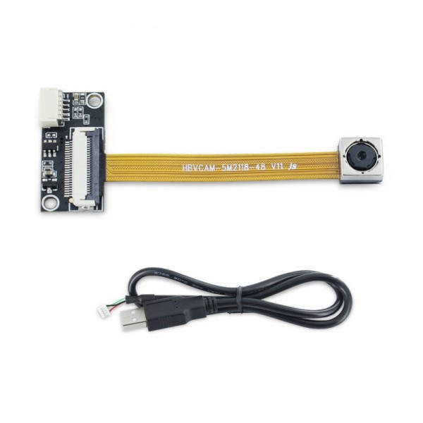 HBVCAM-5M2118-48 V11 76° 30FPS 5MP Soft/Hard Board All-in-one USB Drive-free No Distortion Auto Focus Camera Module OV56