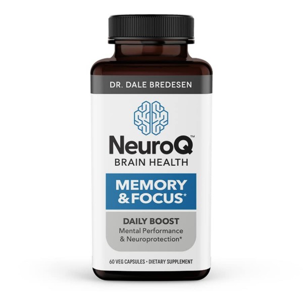 NeuroQ Memory & Focus - Neuroprotective Formula by Dr. Dale Bredesen - Boost Cognitive Performance and Maintain Memory and Healthy Brain Function -...