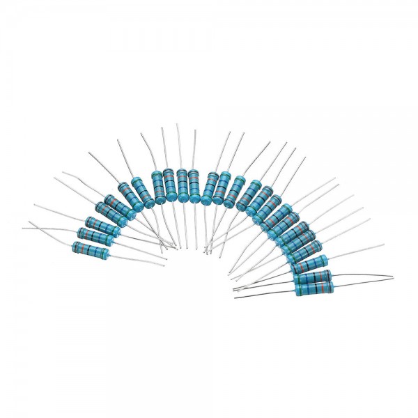 20pcs 2W Metal Film Resistor Resistance 1% 560K ohm Resistor