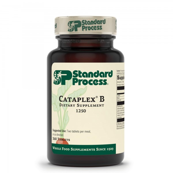 Standard Process Cataplex B - Whole Food Formula with Niacin, Vitamin B6, Thiamine, and Inositol for Heart Health, Metabolism, and Cholesterol Main...