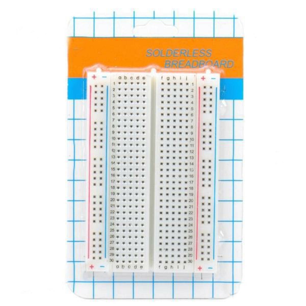 8.5 x 5.5cm 400 Tie Points 400 Holes Solderless Breadboard Bread Board