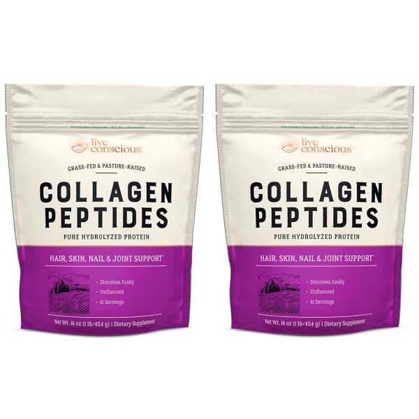 Collagen Peptides Powder - Hair, Skin, Nail, and Joint Support - Type I & III Collagen - Naturally-Sourced Hydrolyzed Protein - 82 Servings - 16oz ...