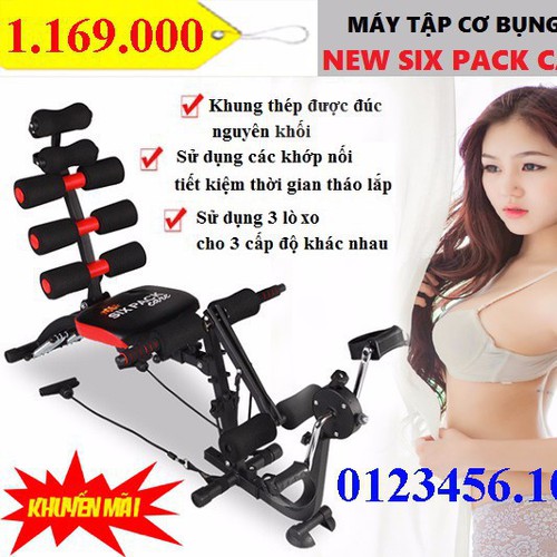 Máy tập new six  pack care đạp chân