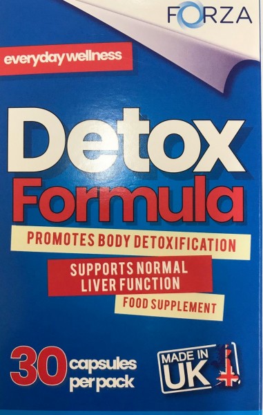 [ NHẬP KHẨU ANH QUỐC] Hộp 30 viên dùng 1 tháng Detox Formula tăng cường sức khỏe hỗ trợ giải độc gan