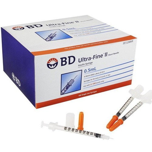 [HCM]Kim tiêm tiểu đường Insulin BD 05mlc c x 30G hộp 100 cây hàng USA